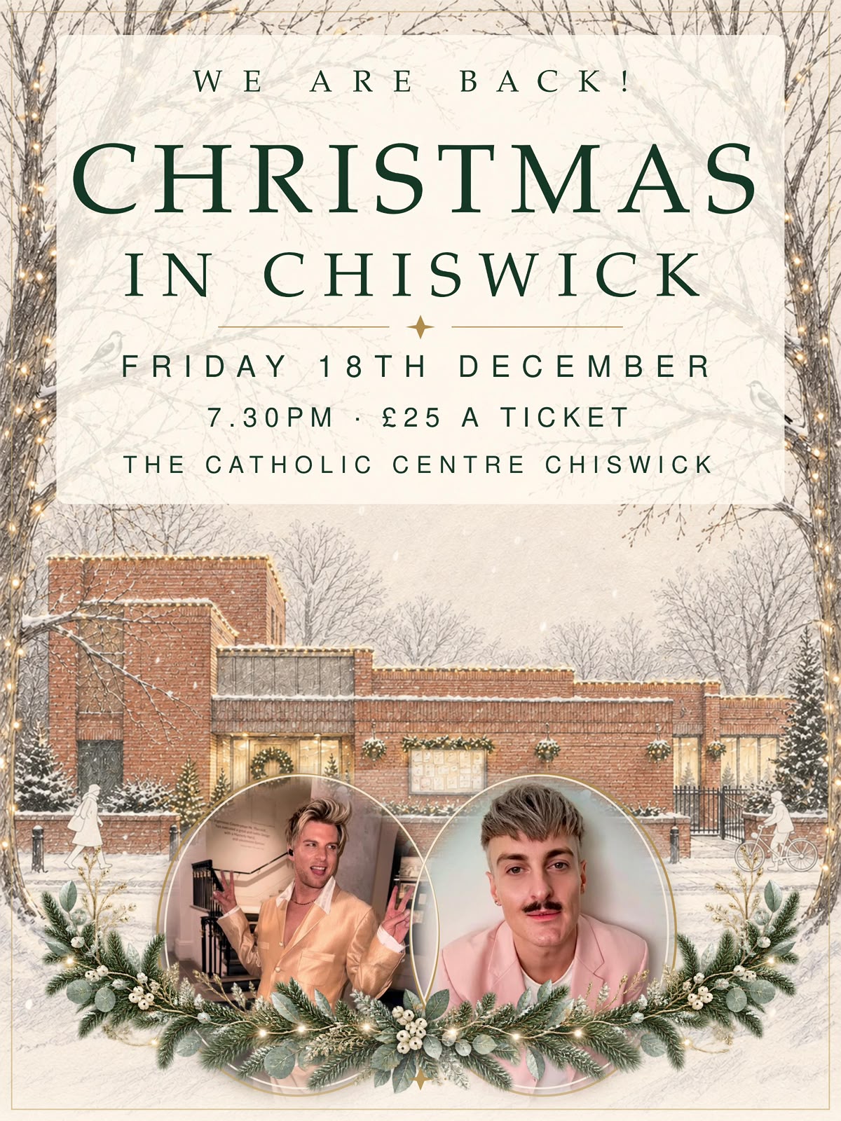 Christmas in Chiswick 2026 featuring Andrew Derbyshire and Carl Mullaney